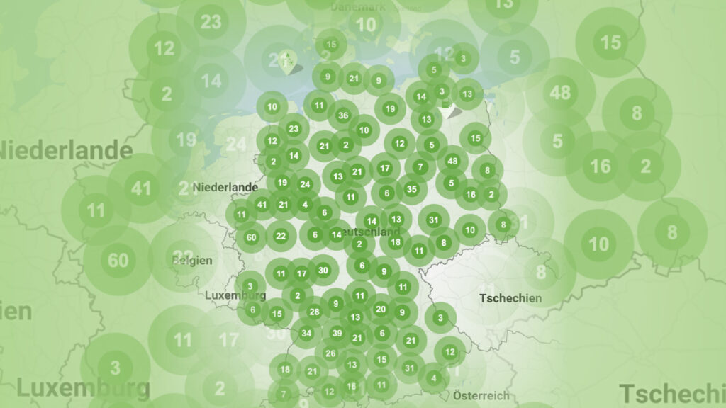 Deutschlandkarte 2024: Wasserstoff & Biogas im Wachstum