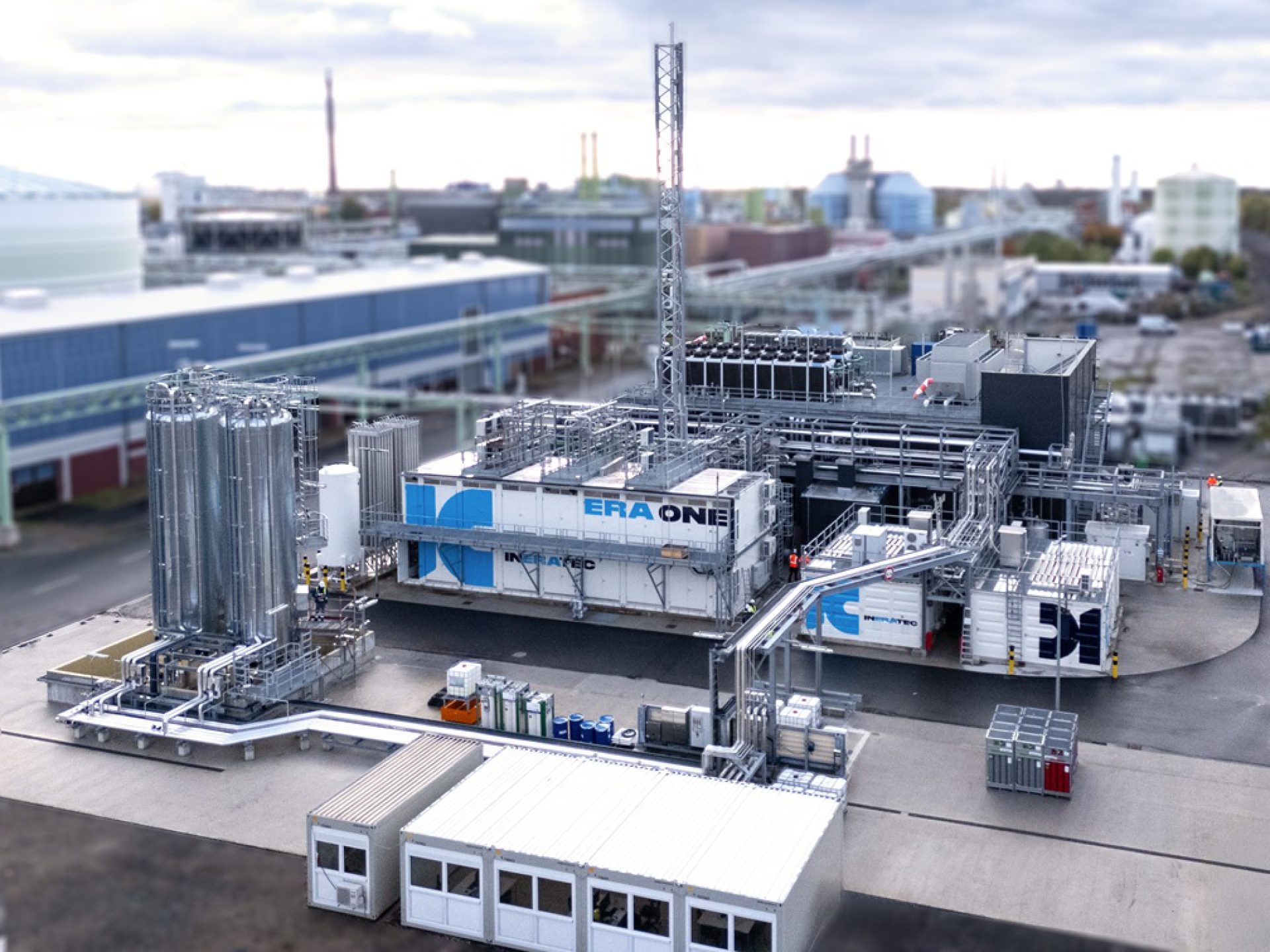 Pyrolyse Anlage Drohnenaufnahme